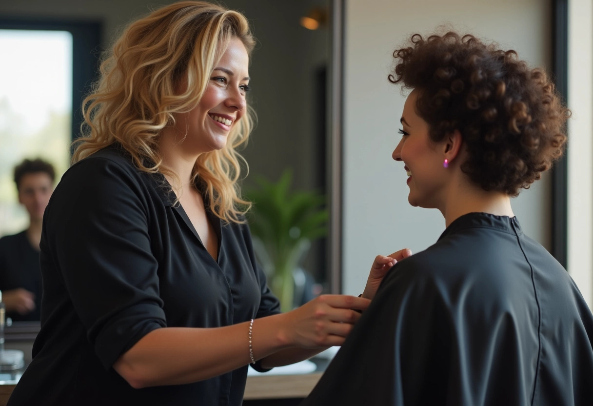 cheveux frisés